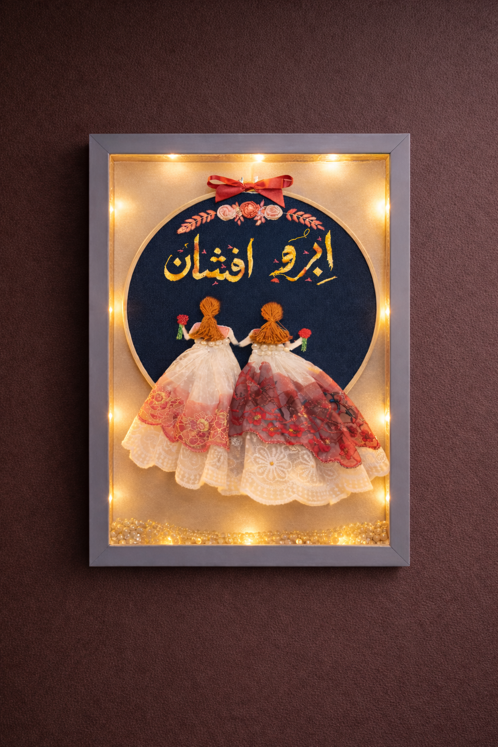 Threads of Togetherness_Embroidered Frame_ A4 size