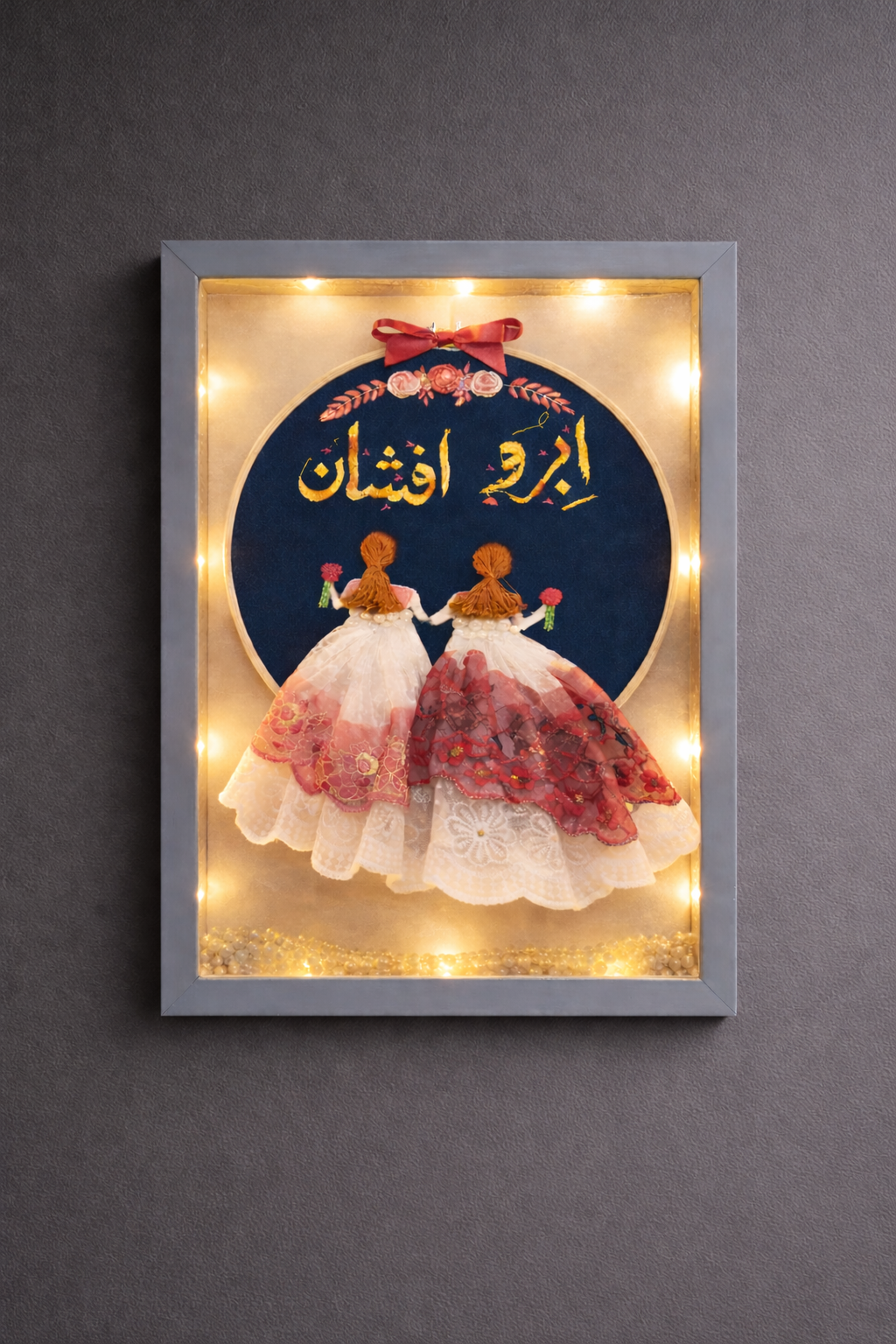 Threads of Togetherness_Embroidered Frame_ A4 size