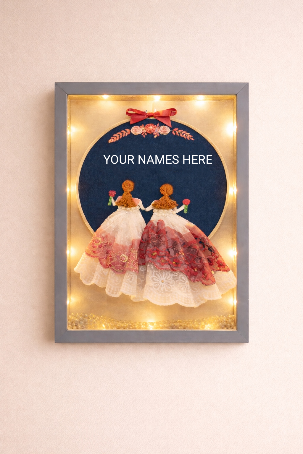 Threads of Togetherness_Embroidered Frame_ A4 size